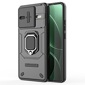 Kickstand και Βάση στήριξης από σκλήρό Premium TPU μαύρο