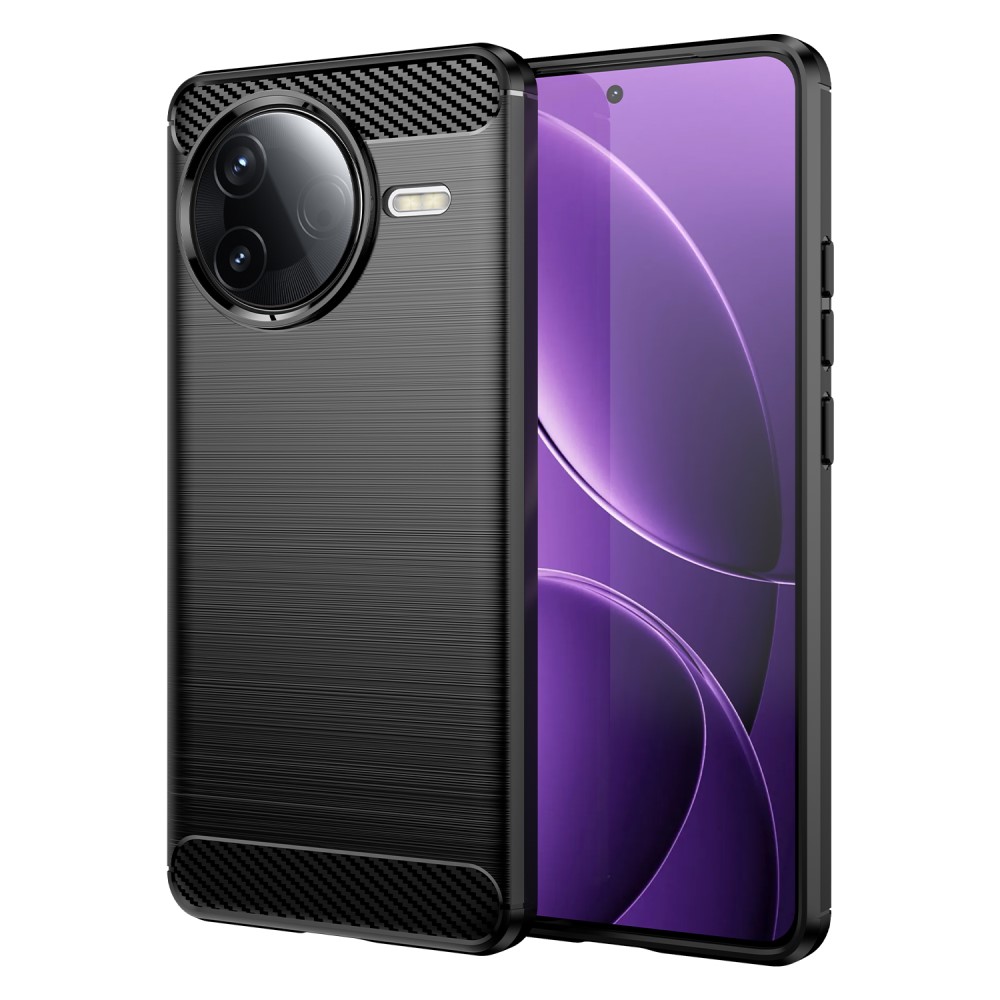 Θήκη Xiaomi Poco F7 Pro 5G / Poco F7 Ultra 5G Mad Mask Brushed TPU Carbon Πλάτη μαύρο Θήκη Xiaomi Poco F7 Pro 5G / Poco F7 Ultra 5G Mad Mask Brushed TPU Carbon Πλάτη μαύρο