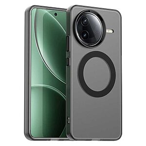 Θήκη Xiaomi Poco F7 Pro 5G / Poco F7 Ultra 5G Mad Mask Candy Series Sockproof συμβατό με MagSafe φορτιστή Transparent Πλάτη TPU μαύρο