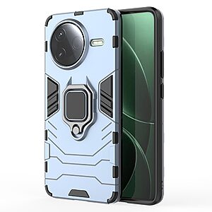 Θήκη Xiaomi Poco F7 Pro 5G / Poco F7 Ultra 5G Mad Mask Πλάτη Thin Armor με Μαγνητικό δαχτυλίδι και Βάση στήριξης TPU μπλε
