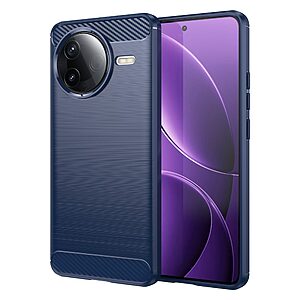 Θήκη Xiaomi Poco F7 Pro 5G / Poco F7 Ultra 5G Mad Mask Brushed TPU Carbon Πλάτη μπλε
