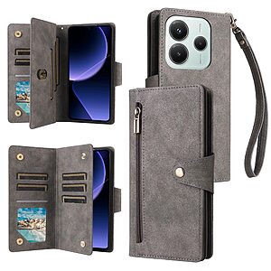 Θήκη Xiaomi Poco M7 Pro 5G OEM Leather Wallet Πορτοφόλι με βάση στήριξης