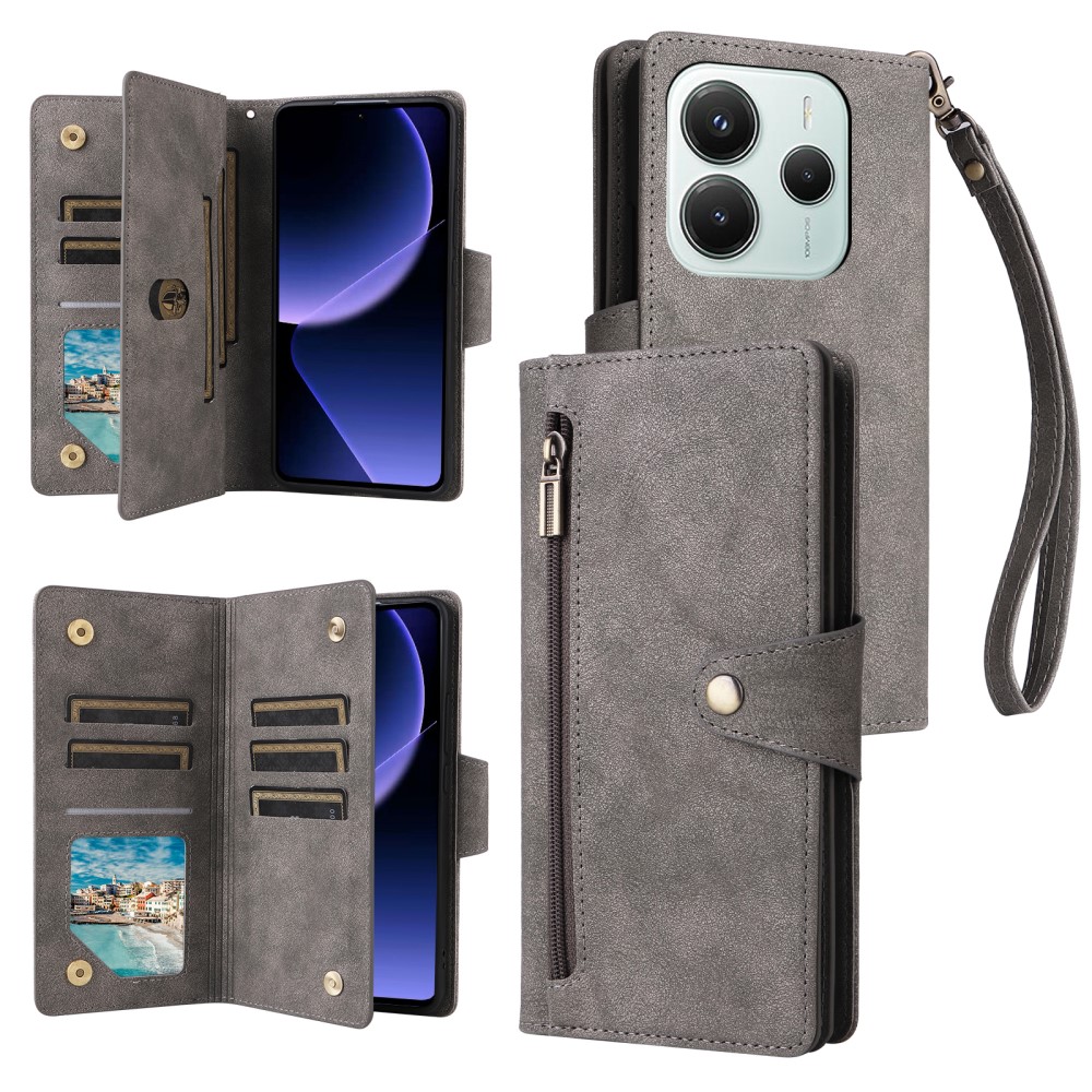 Θήκη Xiaomi Poco M7 Pro 5G OEM Leather Wallet Πορτοφόλι με βάση στήριξης Θήκη Xiaomi Poco M7 Pro 5G OEM Leather Wallet Πορτοφόλι με βάση στήριξης