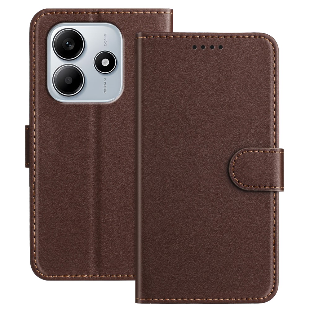 Θήκη Xiaomi Poco M7 Pro 5G OEM New Style Litchi Wallet με βάση στήριξης Θήκη Xiaomi Poco M7 Pro 5G OEM New Style Litchi Wallet με βάση στήριξης