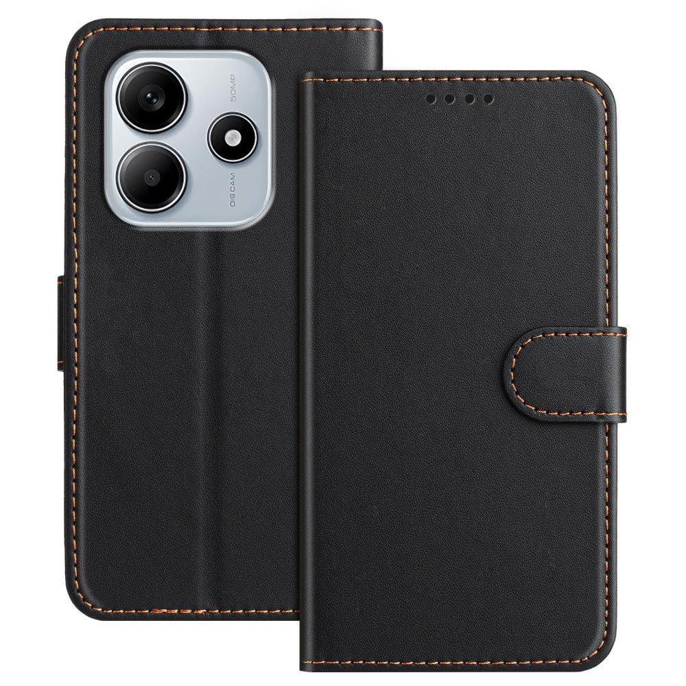 Θήκη Xiaomi Poco M7 Pro 5G OEM New Style Litchi Wallet με βάση στήριξης Θήκη Xiaomi Poco M7 Pro 5G OEM New Style Litchi Wallet με βάση στήριξης