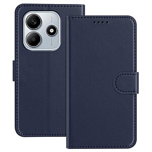 Θήκη Xiaomi Poco M7 Pro 5G OEM New Style Litchi Wallet με βάση στήριξης