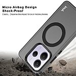 Θήκη Xiaomi Poco M7 Pro 5G IMAK Magsafe Series, συμβατό με ασύρματη φόρτιση, Frame TPU πλάτη μαύρο - Image 4