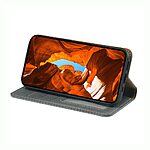 Θήκη Xiaomi Poco M7 Pro 5G Mad Mask Folio Series v4 με βάση στήριξης, υποδοχή καρτών και μαγνητικό κούμπωμα Flip Wallet από συνθετικό δέρμα και TPU γκρι - Image 3