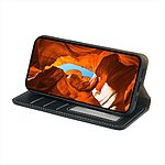 Θήκη Xiaomi Poco M7 Pro 5G Mad Mask Folio Series v4 με βάση στήριξης, υποδοχή καρτών και μαγνητικό κούμπωμα Flip Wallet από συνθετικό δέρμα και TPU μαύρο - Image 3