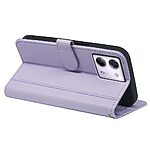 Θήκη Xiaomi Poco M7 Pro 5G Mad Mask PU Leather Series V4 με βάση στήριξης, υποδοχές καρτών και μαγνητικό κούμπωμα μωβ - Image 3