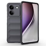 Θήκη Xiaomi Poco M7 Pro 5G Mad Mask Rugged Armor από σκληρό Premium TPU γκρι σκούρο