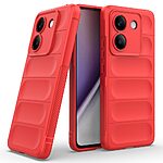 Θήκη Xiaomi Poco M7 Pro 5G Mad Mask Rugged Armor από σκληρό Premium TPU κόκκινο - Image 5