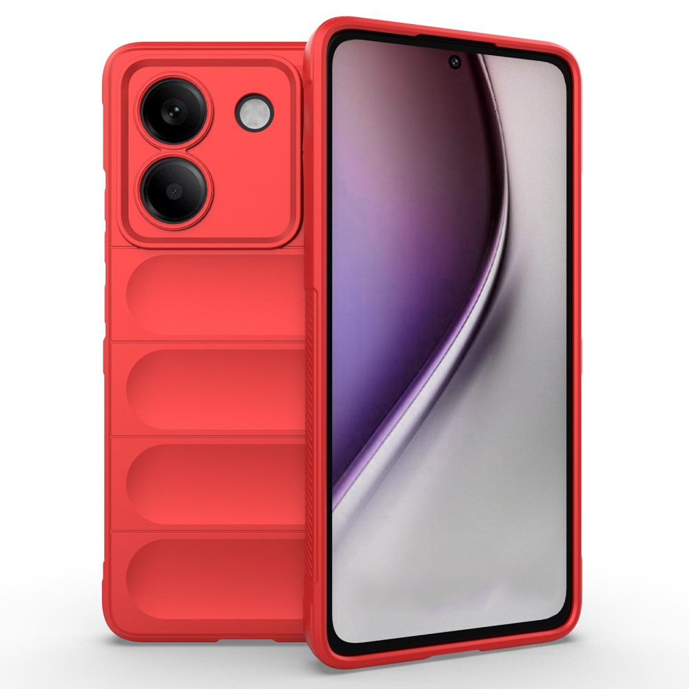 Θήκη Xiaomi Poco M7 Pro 5G Mad Mask Rugged Armor από σκληρό Premium TPU κόκκινο Θήκη Xiaomi Poco M7 Pro 5G Mad Mask Rugged Armor από σκληρό Premium TPU κόκκινο