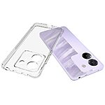 Θήκη Xiaomi Poco M7 Pro 5G OEM Silicone Sockproof V10 Anti-Slip Transparent Πλάτη με ενισχυμένες γωνίες TPU - Image 2