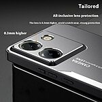 Θήκη Xiaomi Poco M7 Pro 5G OEM πλάτη Warrior Blade Series μεταλλική με Premium TPU ασημί - Image 5