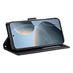 Θήκη Xiaomi Redmi A5 4G (171.7 x 77.8 x 8.3 mm) / Poco C71 Mad Mask Leather Wallet Case Protector με βάση στήριξης, υποδοχές καρτών και μαγνητικό κούμπωμα Flip Wallet από συνθετικό δέρμα μαύρο - Image 4