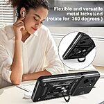 Θήκη Xiaomi Redmi A5 4G (171.7 x 77.8 x 8.3 mm) / Poco C71 Mad Mask Camshield Armor Guard Πλάτη με προστασία για την κάμερα, Kickstand και Βάση στήριξης από σκλήρό Premium TPU ασημί - Image 3