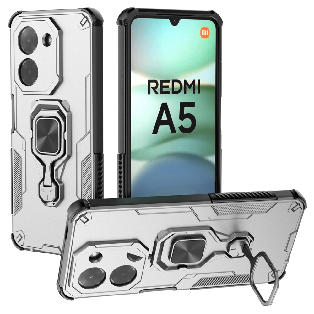 Θήκη Xiaomi Redmi A5 4G / Poco C71 Mad Mask Πλάτη Armor V14 με Μαγνητικό δαχτυλίδι και Βάση στήριξης TPU γκρι Θήκη Xiaomi Redmi A5 4G / Poco C71 Mad Mask Πλάτη Armor V14 με Μαγνητικό δαχτυλίδι και Βάση στήριξης TPU γκρι