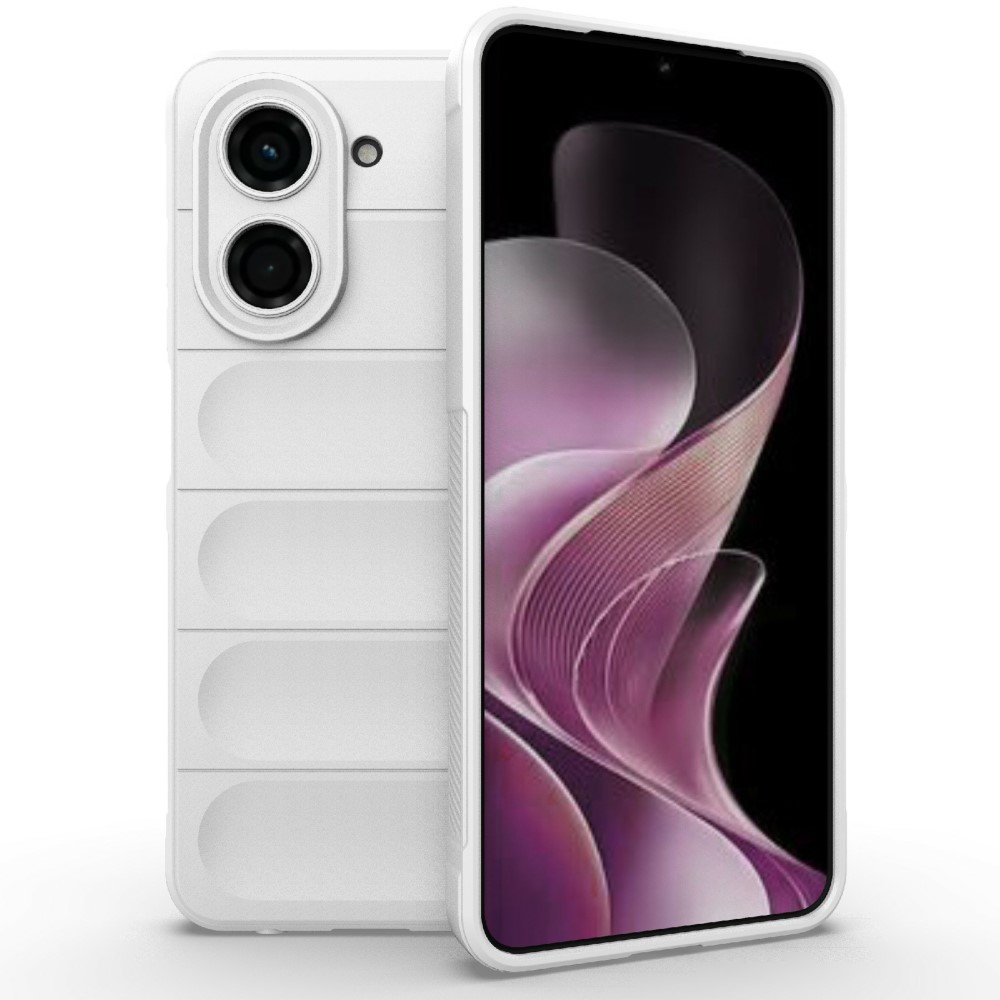 Θήκη Xiaomi Redmi A5 4G / Poco C71 Mad Mask Rugged Armor από σκληρό Premium TPU λευκό Θήκη Xiaomi Redmi A5 4G / Poco C71 Mad Mask Rugged Armor από σκληρό Premium TPU λευκό