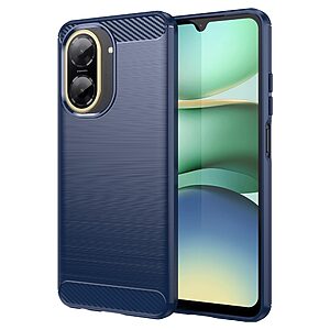Θήκη Xiaomi Redmi A5 4G / Poco C71 Mad Mask Brushed TPU Carbon Πλάτη μπλε
