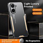 Θήκη Xiaomi Redmi A5 4G (171.7 x 77.8 x 8.3 mm) / Poco C71 OEM πλάτη Warrior Blade Series μεταλλική με Premium TPU ασημί - Image 3