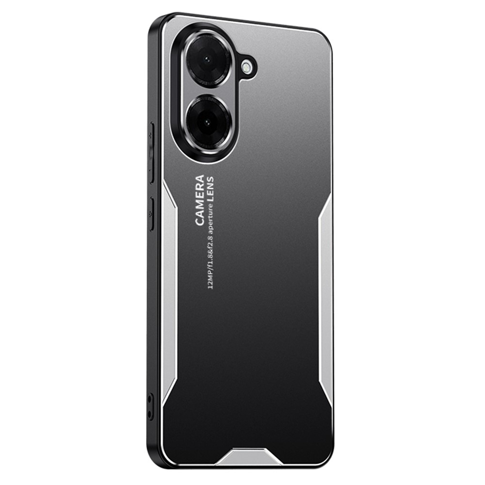 Θήκη Xiaomi Redmi A5 4G / Poco C71 OEM πλάτη Warrior Blade Series μεταλλική με Premium TPU ασημί Θήκη Xiaomi Redmi A5 4G / Poco C71 OEM πλάτη Warrior Blade Series μεταλλική με Premium TPU ασημί