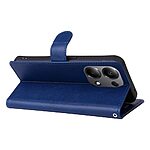 Θήκη Xiaomi Redmi Note 14S OEM Leather Wallet Case Series 2 με βάση στήριξης, υποδοχές καρτών και μαγνητικό κούμπωμα Flip Wallet από συνθετικό δέρμα μπλε - Image 3