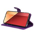 Θήκη Xiaomi Redmi Note 14S OEM Leather Wallet Case Series 2 με βάση στήριξης, υποδοχές καρτών και μαγνητικό κούμπωμα Flip Wallet από συνθετικό δέρμα μωβ - Image 4