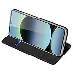 Θήκη Xiaomi Redmi Note 14S DUX DUCIS Skin Pro Series με βάση στήριξης, υποδοχή καρτών και μαγνητικό κούμπωμα Flip Wallet από συνθετικό δέρμα και TPU μαύρο - Image 5