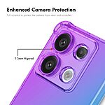 Θήκη Xiaomi Redmi Note 14S ENKAY Silicone Sockproof Anti-Slip Color Transparent Πλάτη TPU μπλε / μωβ - Image 4