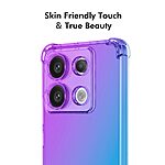 Θήκη Xiaomi Redmi Note 14S ENKAY Silicone Sockproof Anti-Slip Color Transparent Πλάτη TPU μπλε / ροζ - Image 5