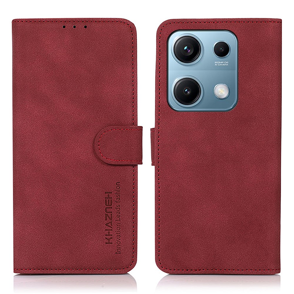 Θήκη Xiaomi Redmi Note 14S KHAZNEH Litchi Skin Texture Leather με βάση στήριξης Θήκη Xiaomi Redmi Note 14S KHAZNEH Litchi Skin Texture Leather με βάση στήριξης
