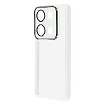 Θήκη Xiaomi Redmi Note 14S Mad Mask Electroplating Series Thin Frame V2 Πλάτη από Premium TPU με μεταλιζέ περίβλημα λευκό - Image 3