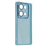 Θήκη Xiaomi Redmi Note 14S Mad Mask Electroplating Series Thin Frame V2 Πλάτη από Premium TPU με μεταλιζέ περίβλημα μπλε - Image 2