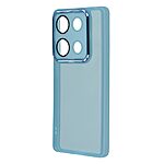 Θήκη Xiaomi Redmi Note 14S Mad Mask Electroplating Series Thin Frame V2 Πλάτη από Premium TPU με μεταλιζέ περίβλημα μπλε - Image 3