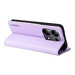 Θήκη Xiaomi Redmi Note 14S YIKATU Folio Series με βάση στήριξης, υποδοχή καρτών και μαγνητικό κούμπωμα Flip Wallet από συνθετικό δέρμα και TPU μωβ ανοιχτό - Image 3