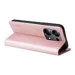Θήκη Xiaomi Redmi Note 14S YIKATU Folio Series με βάση στήριξης, υποδοχή καρτών και μαγνητικό κούμπωμα Flip Wallet από συνθετικό δέρμα και TPU ροζ χρυσό - Image 3