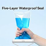 Αδιάβροχη Θήκη Baseus Cylinder Slide-cover Pro (7.2") με Άμεση Απόκριση Αφής – Λευκό - Image 5