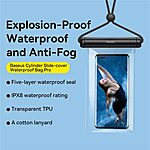 Αδιάβροχη Θήκη Baseus Cylinder Slide-cover Pro (7.2") με Άμεση Απόκριση Αφής – Μαύρο - Image 4