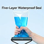 Αδιάβροχη Θήκη Baseus Cylinder Slide-cover Pro (7.2") με Άμεση Απόκριση Αφής – Μπλε - Image 5