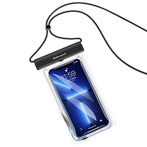 Αδιάβροχη Θήκη Κινητού IPX8 (30μ) με Touch Screen (έως 7") - Μαύρο