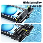 Αδιάβροχη Θήκη USAMS YD014 IP68 με Διπλό Χώρο Universal για Συσκευές έως 7'' - Μαύρο - Image 4