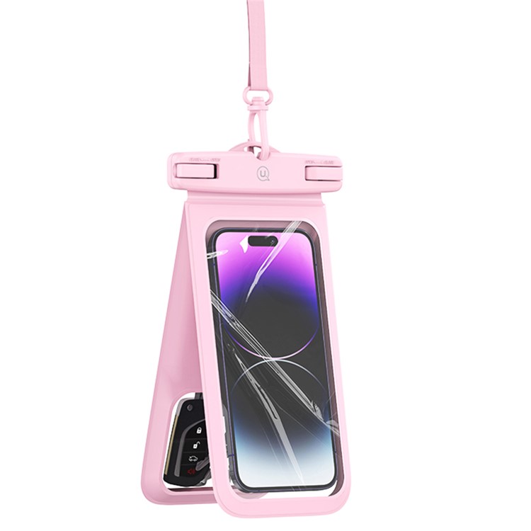 Αδιάβροχη Θήκη Κινητού USAMS YD014 IP68 - Ροζ Αδιάβροχη Θήκη USAMS YD014 IP68 με Διπλό Χώρο Universal για Συσκευές έως 7'' - Ροζ
