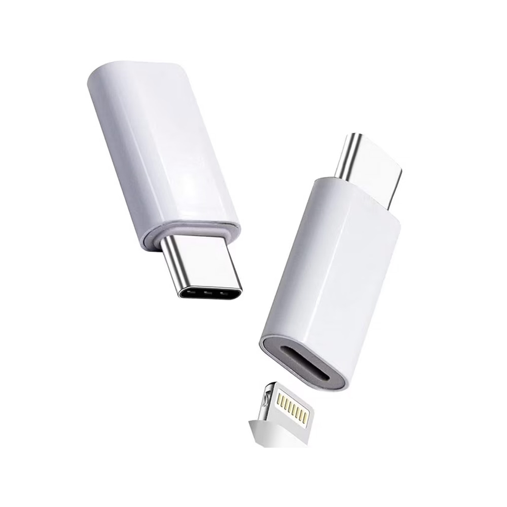 Adapter Μετατροπέας Lightning (θηλυκό) σε USB-C (αρσενικό) λευκό Adapter Μετατροπέας Lightning (θηλυκό) σε USB-C (αρσενικό) λευκό