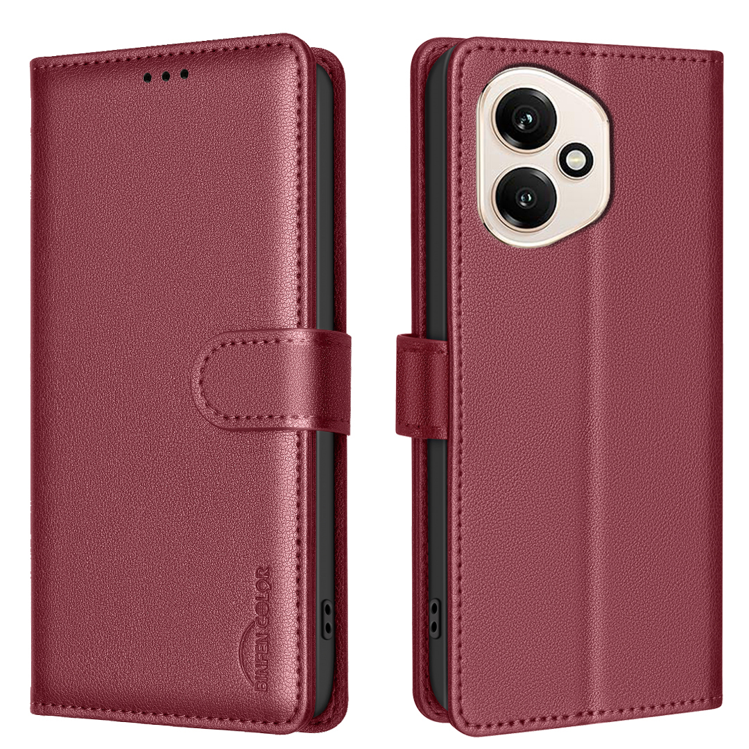 Θήκη Honor 400 5G BINFEN COLOR Leather Wallet series 12 με βάση στήριξης Θήκη Honor 400 5G BINFEN COLOR Leather Wallet series 12 με βάση στήριξης