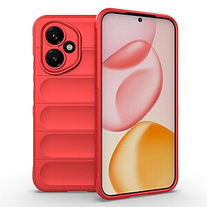 Θήκη Honor 400 5G Mad Mask Rugged Armor από σκληρό Premium TPU κόκκινο