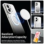 Θήκη Honor 400 5G Mad Mask Anti-Slip Sockproof συμβατό με MagSafe φορτιστή Transparent Πλάτη TPU λευκό - Image 2