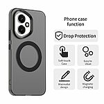 Θήκη Honor 400 5G Mad Mask Anti-Slip Sockproof συμβατό με MagSafe φορτιστή Transparent Πλάτη TPU μαύρο - Image 5