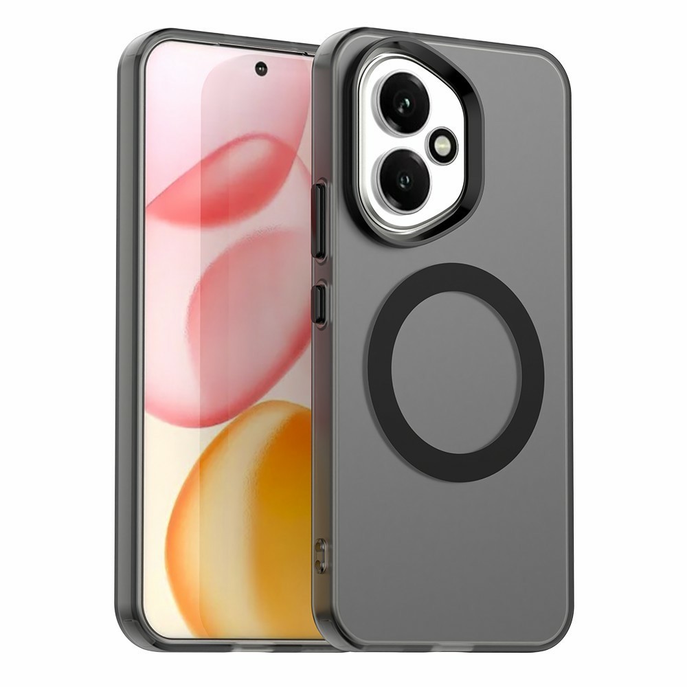 Θήκη Honor 400 5G Mad Mask Anti-Slip Sockproof συμβατό με MagSafe φορτιστή Transparent Πλάτη TPU μαύρο Θήκη Honor 400 5G Mad Mask Anti-Slip Sockproof συμβατό με MagSafe φορτιστή Transparent Πλάτη TPU μαύρο