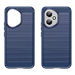 Θήκη Honor 400 5G Mad Mask Brushed TPU Carbon Πλάτη μπλε - Image 2